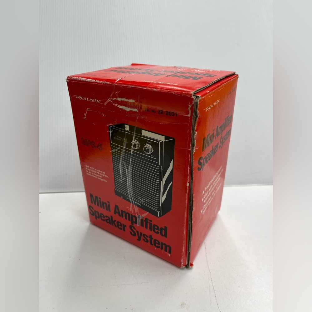 Realistic MPS-5 Mini Amp Speaker System